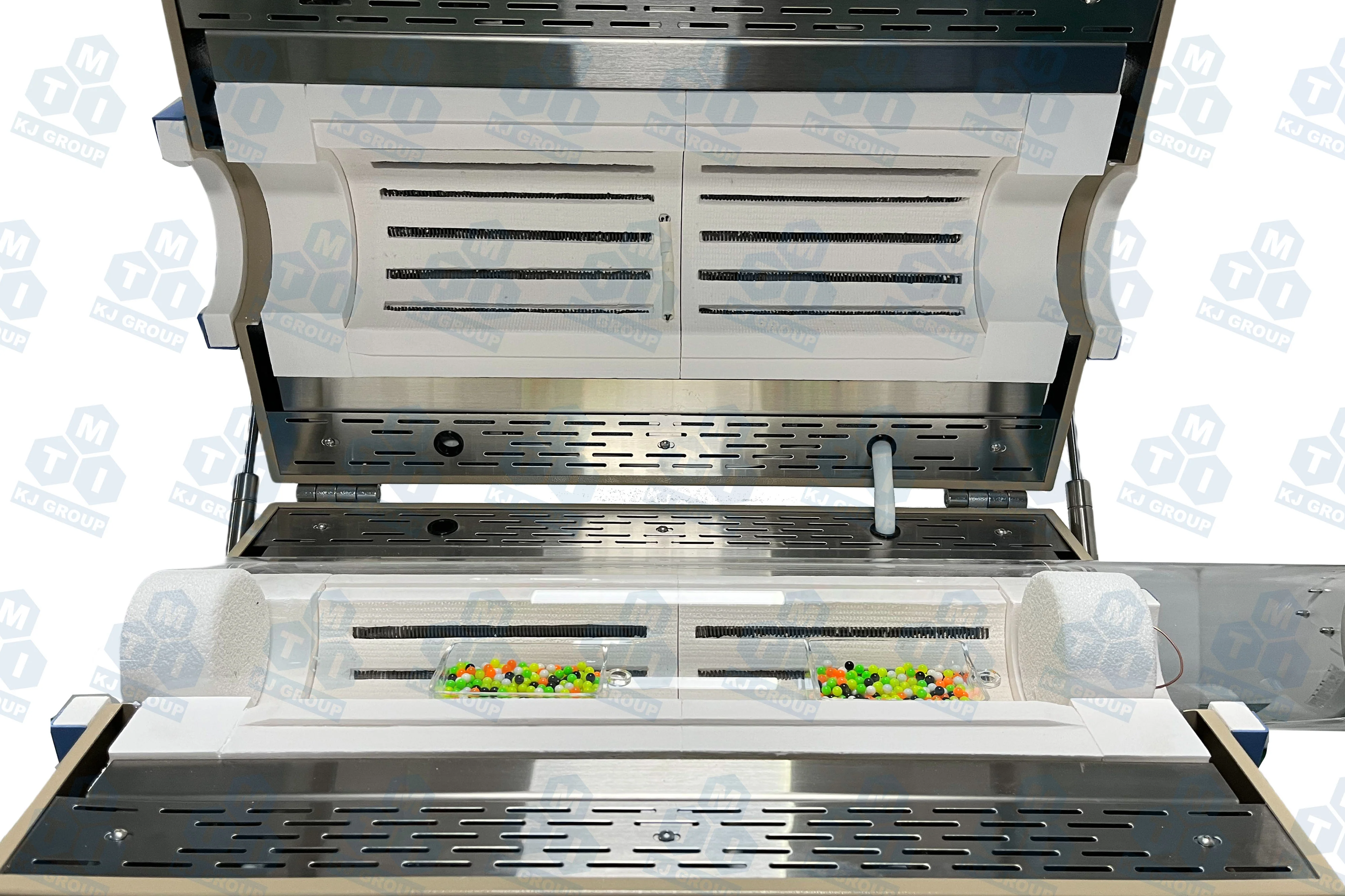 Glovebox with 1 PPM purification and Three 1200°C Max. Tube Furnaces  - OTF2-VBF-GB - Image 4
