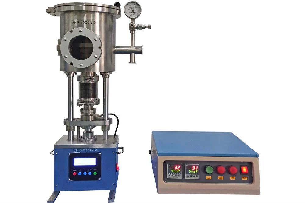 Compact Vacuum Hot Flat Press for Wafer Bonding (50x50mm Area, 500 Max 500Kg) - VHP-5000N2 - Image 4