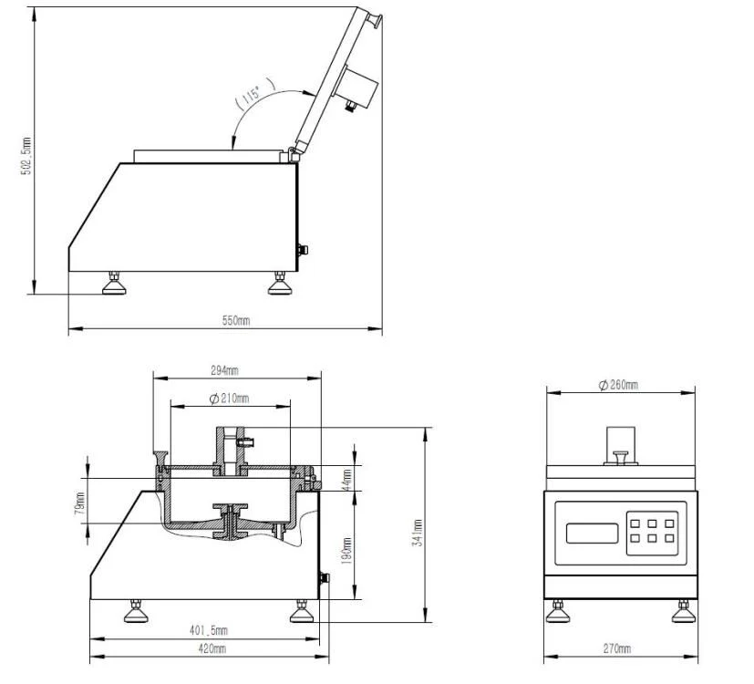 12500 RPM Ultra-Hi Speed Spin Coater for 4" Max w/ Vacuum Chuck- VTC-100PAX - Image 5