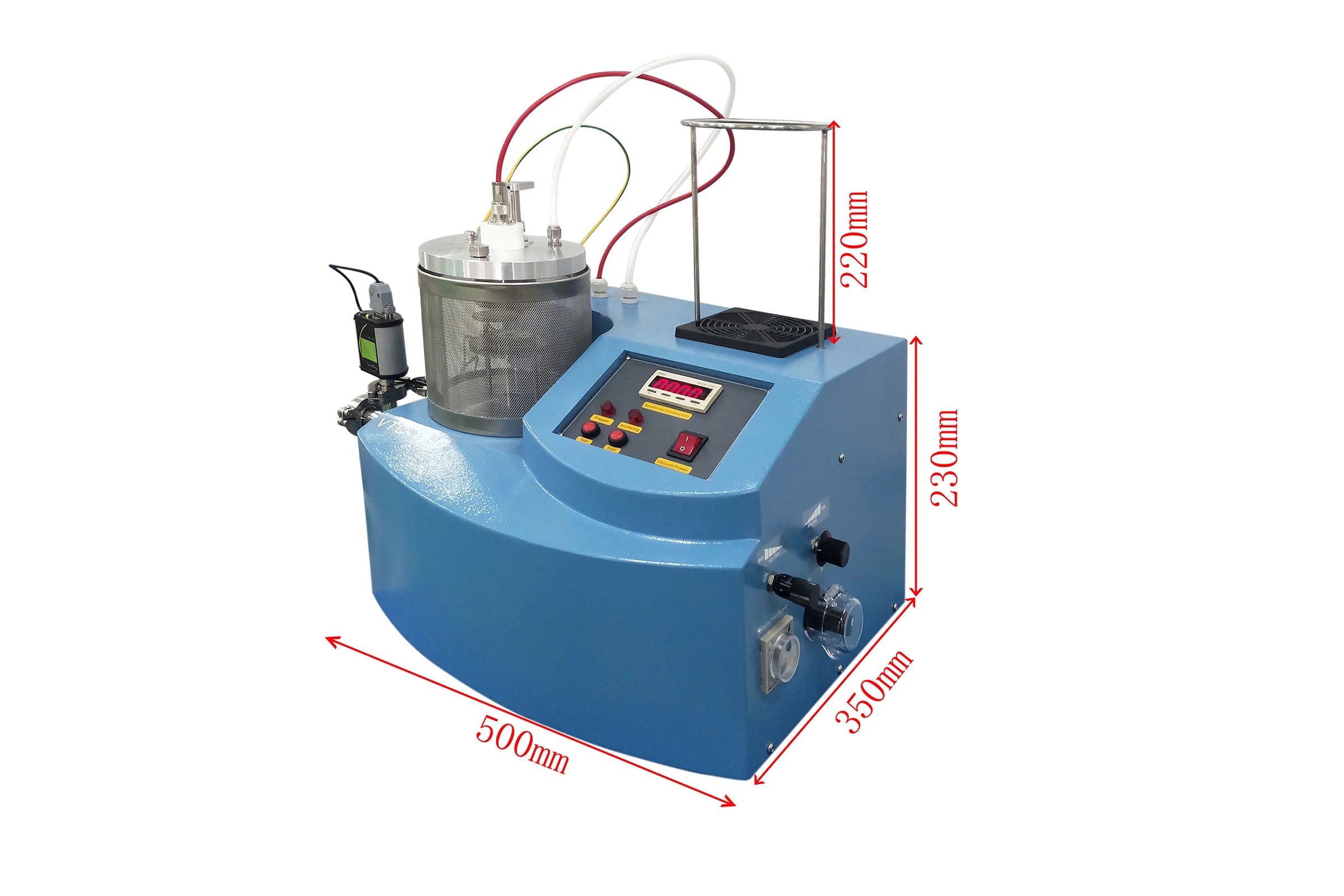 DC Magnetron Sputtering Coater for Noble Metals - VTC-16-D - Image 4