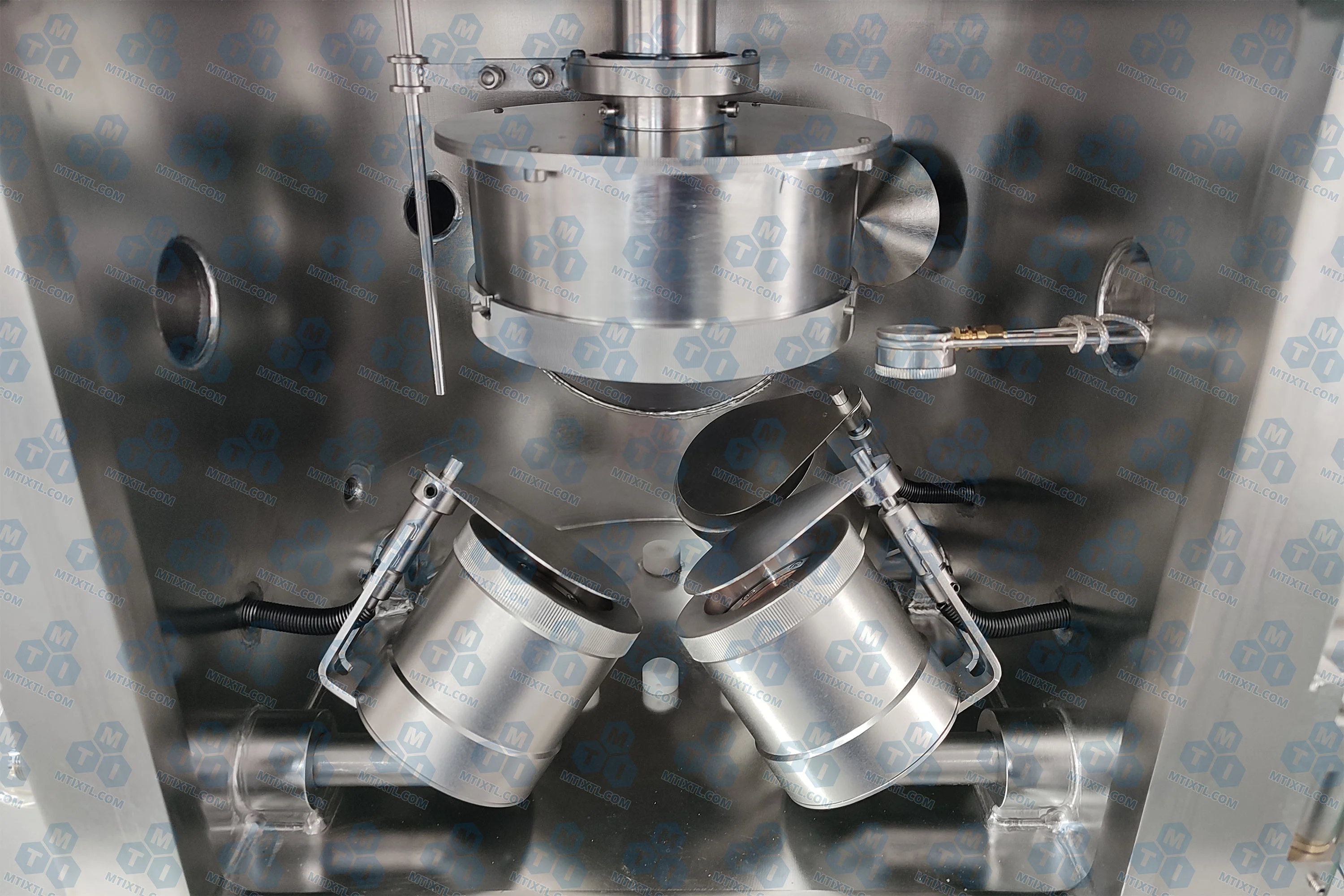 DC/RF 4-Head 2" High Vacuum Magnetron Plasma Sputtering Coater System -VTC600GD4HD - Image 4