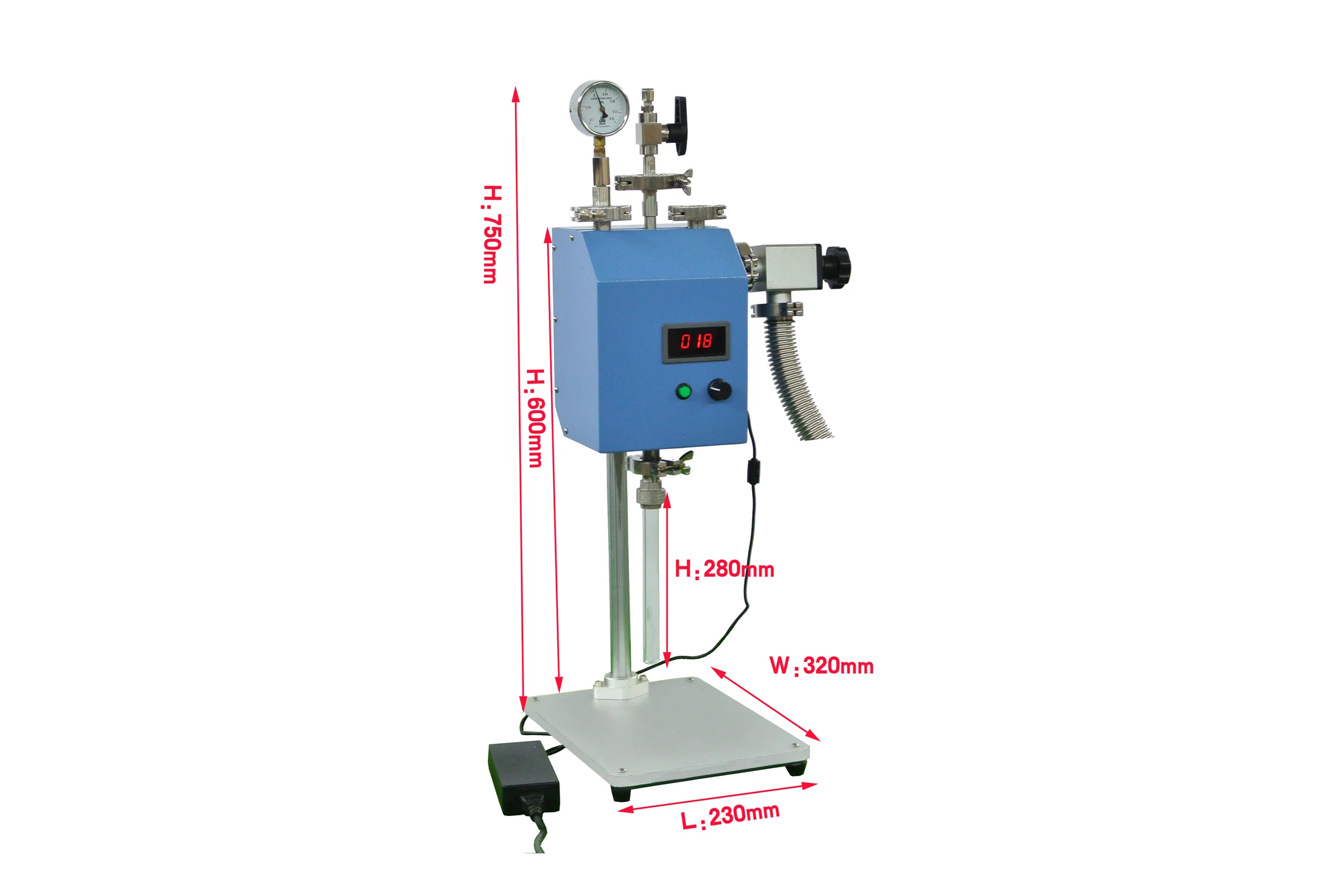Rotatable Vacuum Ampule Sealing Device for 20mm O.D Tube - VTS-1 - Image 3