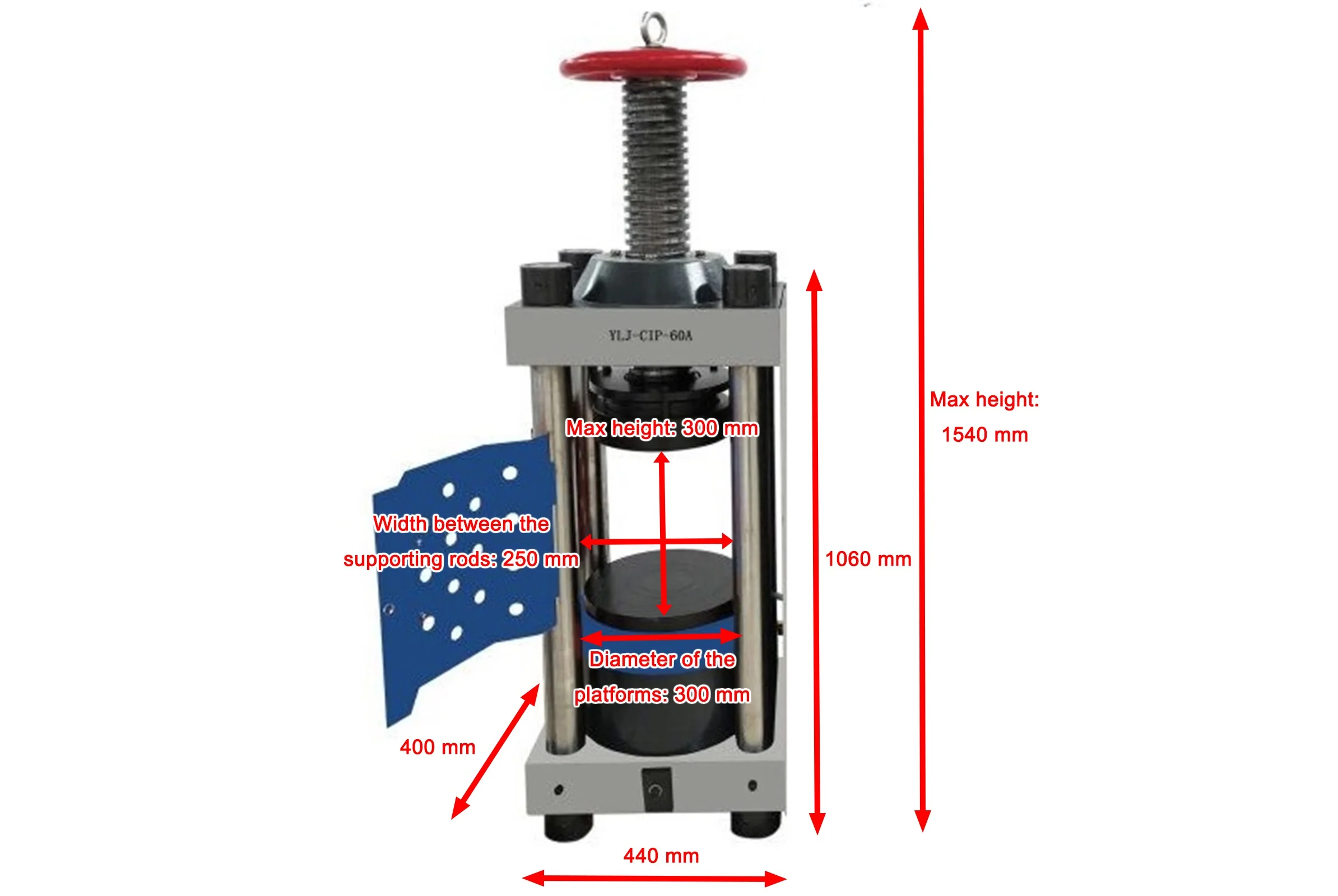 200T Electric Hydraulic Press with Digital Display - YLJ-200E - Image 6