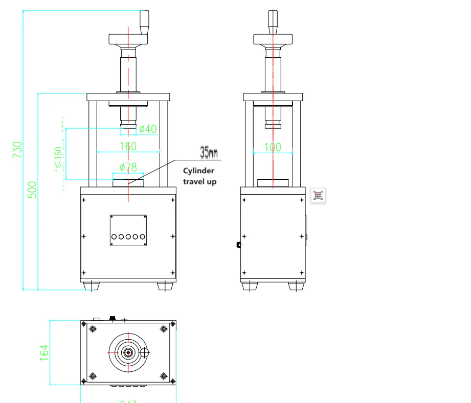 5T Electric Oil-less Press with Digital Programmable Pressure Controller (Ar Gas Compatible) - YLJ5TA - Image 5