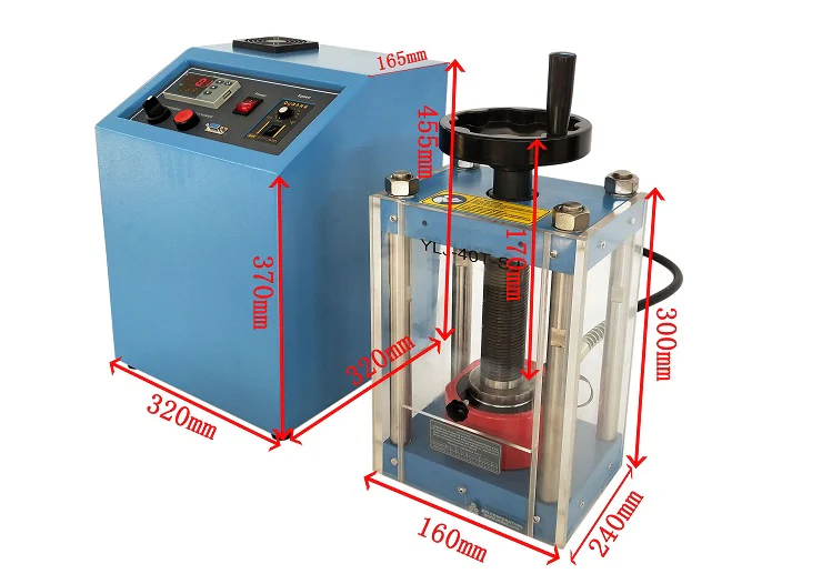 40T Electric Hydraulic Press with Optional Heating Die (250C Max) for Cold Sintering Process - YLJ-CSP-40TA - Image 3