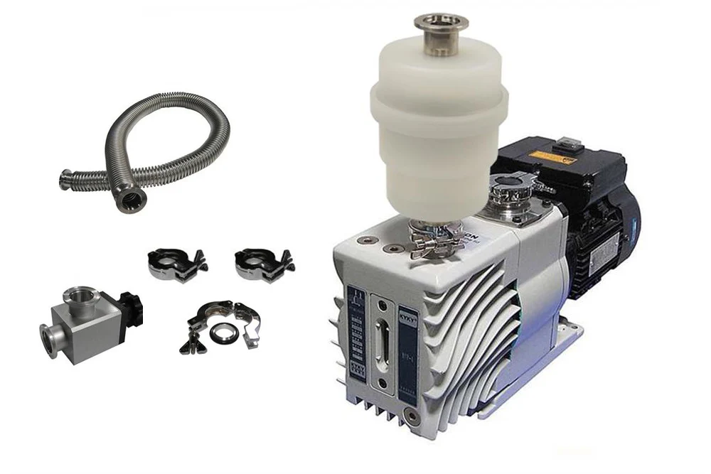 NRTL certified 240 L/m Heavy Duty Double Stage Rotary Vane Vacuum Pump with Exhaust Filter - YTP-550-LD - Image 4